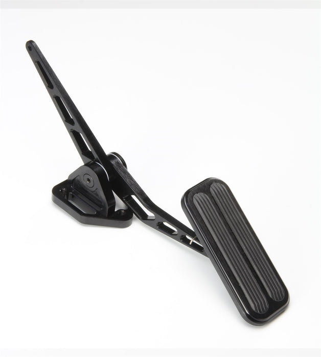 Lokar XBAG-6206 Throttle Pedal Assembly; w/Rubber Insert; Billet Aluminum; Black Finish; - Truck Part Superstore