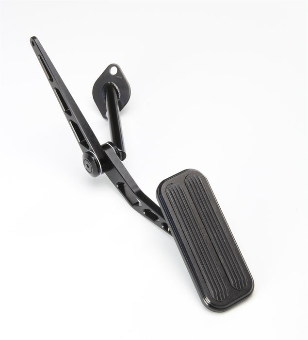 Lokar XBAG-6211 Throttle Pedal Assembly; w/Rubber Insert; Billet Aluminum; Black Finish; - Truck Part Superstore