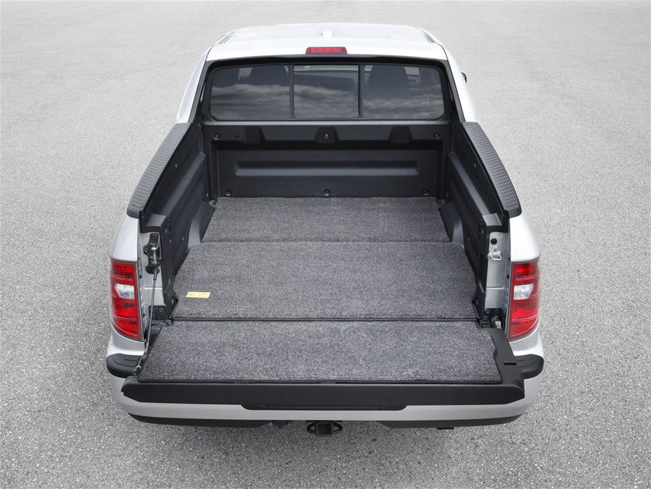 BedRug BMH17RBS BEDMAT FOR SPRAY-IN OR NO BED 17+RIDGELINE (2PC FLR ACCOM FULL USE OF TRUNK) - Truck Part Superstore