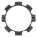 XD XD1708BASE2-SB XDS 8 LUG ALUM BASE PC S-BLK LOGO 2 - Truck Part Superstore