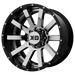 XD XD200-22126344NCB XD200 22X12 6X135 CHR BLK MILL LP -44MM - Truck Part Superstore