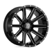XD XD81821063924N XD818 20X10 6X135 S-BLK MILL SP -24MM - Truck Part Superstore