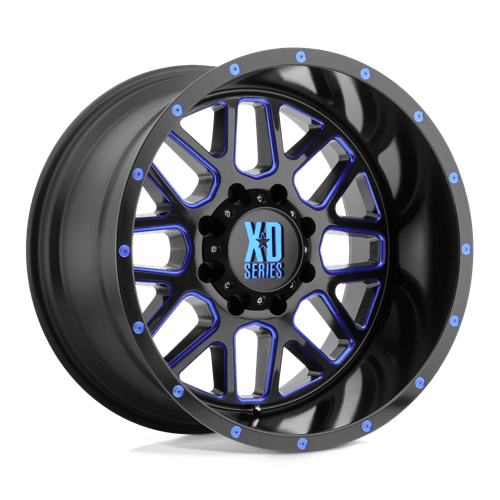 XD XD82029088918BC XD820 20X9 8X180 S-BLK MILL BTCC 18MM - Truck Part Superstore