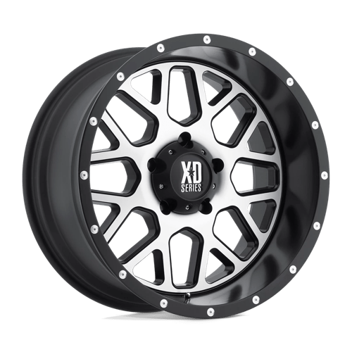 XD XD82079068512N XD820 17X9 6X5.5 S-BLK MACH -12MM - Truck Part Superstore