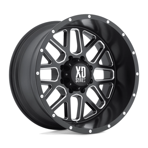XD XD82089063912NUS XD820 18X9 6X135 S-BLK MILL -12MM - Truck Part Superstore