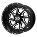 XD XD83321250944N XD833 20X12 5X5.0 S-BLK MILL REV-RG -44MM - Truck Part Superstore