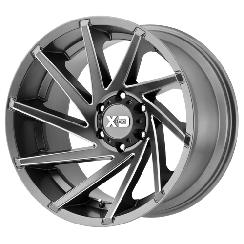 XD XD83421268444N XD834 20X12 6X5.5 S-GRY MILL -44MM - Truck Part Superstore