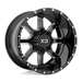 XD XD83821267344N XD838 20X12 6X135/5.5 G-BLK MILL -44MM - Truck Part Superstore
