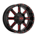 XD XD83824487976N XD838 24X14 8X170 G-BLK MILL RTCC -76MM - Truck Part Superstore