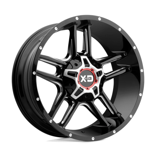 XD XD83921267344N XD839 20X12 6X135/5.5 G-BLK MILL -44MM - Truck Part Superstore