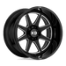 XD XD84429068318 XD844 20X9 6X5.5 G-BLK MILL 18MM - Truck Part Superstore