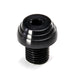 Lokar XDK-002 Dash Knob Bezel; 7/16 in.-20 Size; Male; Deco Style; Black; - Truck Part Superstore