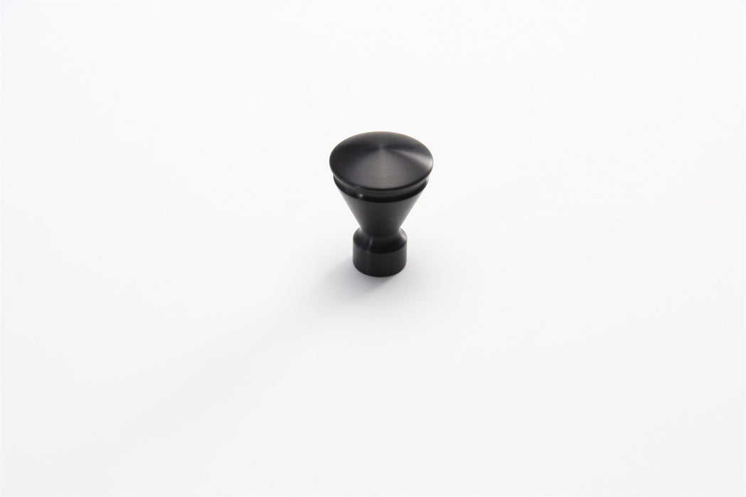 Lokar XDK-006 Dash Knob; 3/16 in. Size; Hi-Tech Style; Black; - Truck Part Superstore