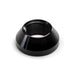Lokar XDK-008 Dash Knob Bezel; 7/16 in.-20 Size; Female; Hi-Tech Style; Black; - Truck Part Superstore
