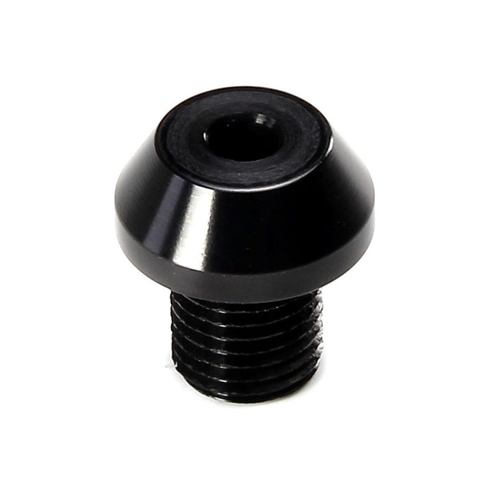 Lokar XDK-009 Dash Knob Bezel; 7/16 in.-28 Size; Male; Hi-Tech Style; Black; - Truck Part Superstore