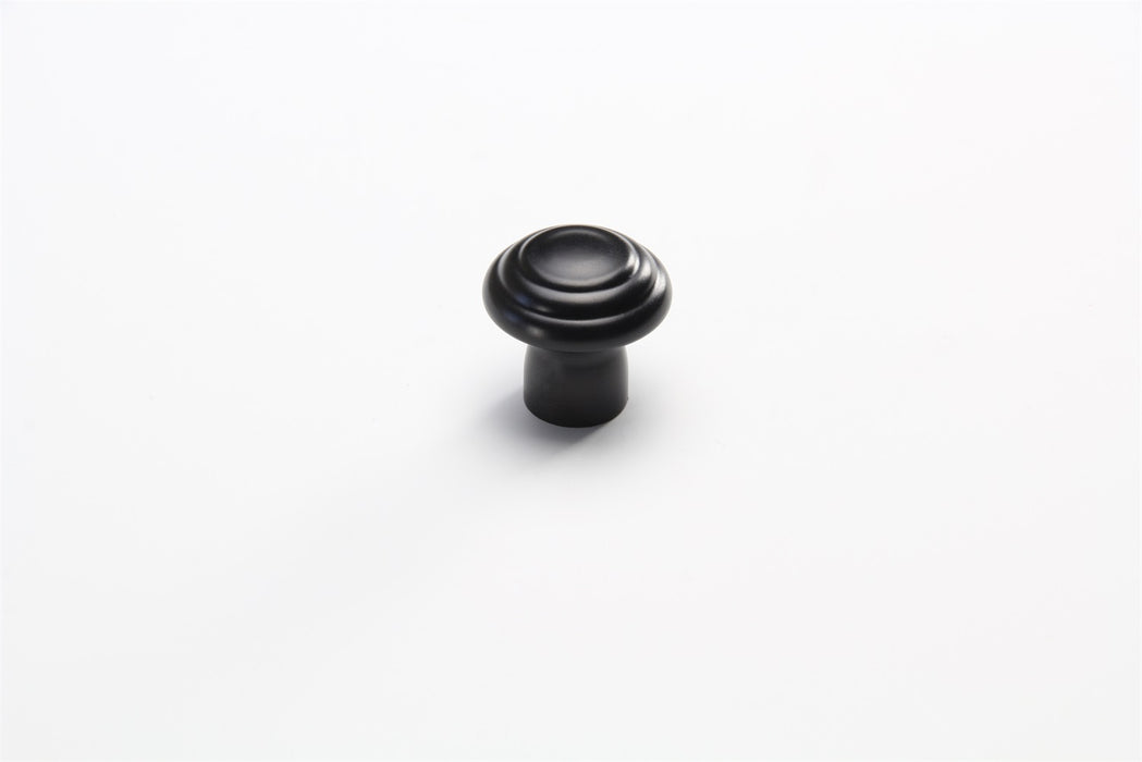 Lokar XDK-011 Dash Knob; 3/16 in. Size; Lucille Style; Black; - Truck Part Superstore