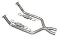 Pypes Performance Exhaust XFM26M Exhaust X-Pipe Kit Intermediate Pipe 2.5 in w/Metallic Cats Hardware Incl Natural 304 Stainless Steel Pypes Exhaust - Truck Part Superstore