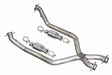 Pypes Performance Exhaust XFM33 Exhaust X-Pipe Kit Intermediate Pipe 96-98 Mustang 2.5 in w/Cats Hardware Incl Natural 304 Stainless Steel Pypes Exhaust - Truck Part Superstore