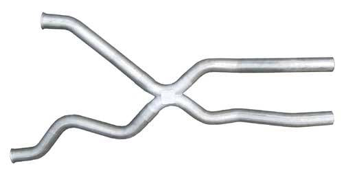 Pypes Performance Exhaust XGI10 Exhaust X-Pipe Kit Intermediate Pipe 94-96 Chevy Impala 2.5 in Hardware Incl Natural 409 Stainless Steel Pypes Exhaust - Truck Part Superstore