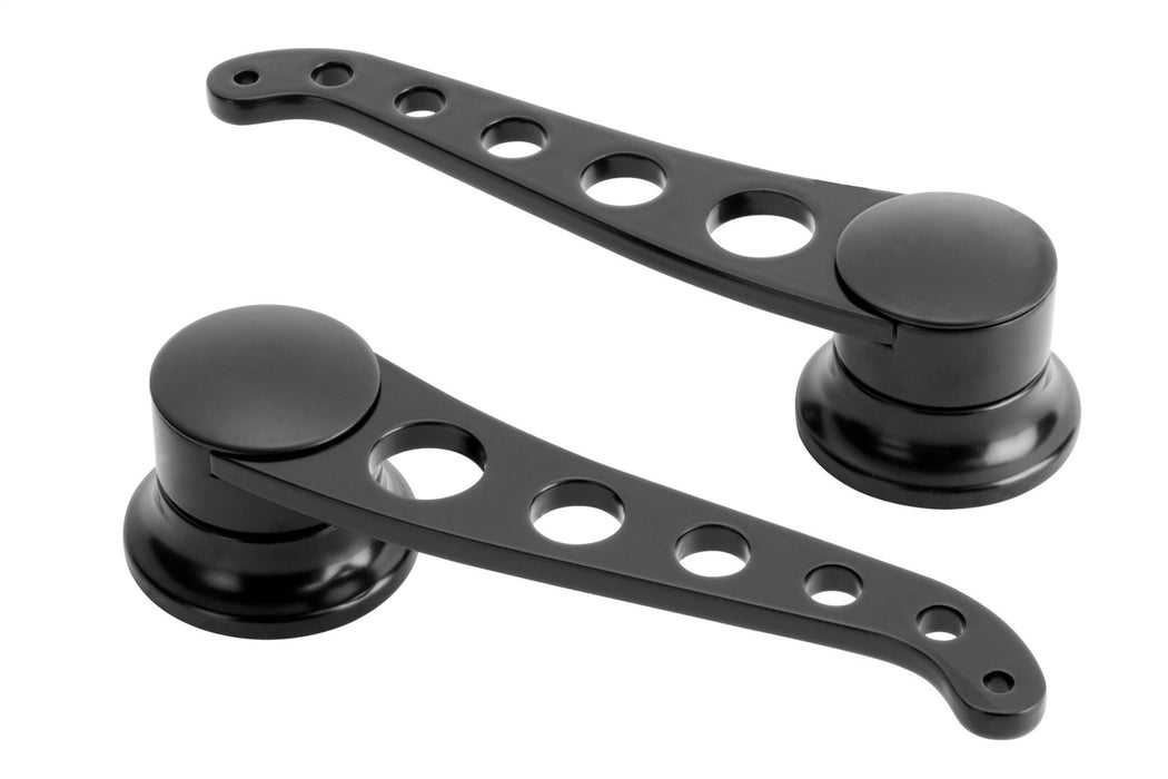 Lokar XIDH-2024 Interior Door Handle; Front; Lakester Style; Black Finish; Pair; - Truck Part Superstore