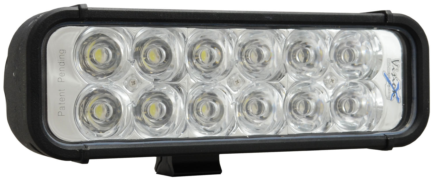 Vision X Lighting 4006294 8" LED Light Bar Black 12 3W Led'S Euro - Truck Part Superstore