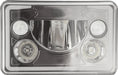 Vision X Lighting 9897806 Single 4X6" Rectangle Vx LED Headlight W/ Low-High-Halo - Truck Part Superstore