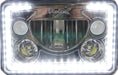 Vision X Lighting 9897806 Single 4X6" Rectangle Vx LED Headlight W/ Low-High-Halo - Truck Part Superstore