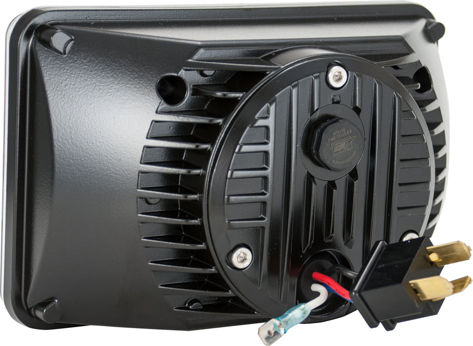 Vision X Lighting 9897806 Single 4X6" Rectangle Vx LED Headlight W/ Low-High-Halo - Truck Part Superstore