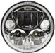 Vision X Lighting 9895635 Single Black Chrome Face 5.75" Round Vx LED Headlight W/ Low-High-Halo - Truck Part Superstore