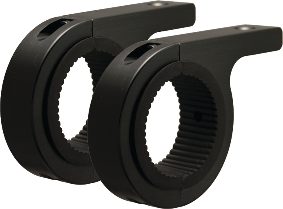 Vision X Lighting 9893389 Pair Of Black 2.25" Tube Frame Mounting Clamp (For M10 Mounting Bolt) - Truck Part Superstore