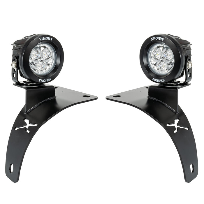 Vision X Lighting 5544182 2018-CURRENT JEEP JL/JT COWL LIGHT MOUNT W/ CG2 MINI CANNON MULTI - Truck Part Superstore
