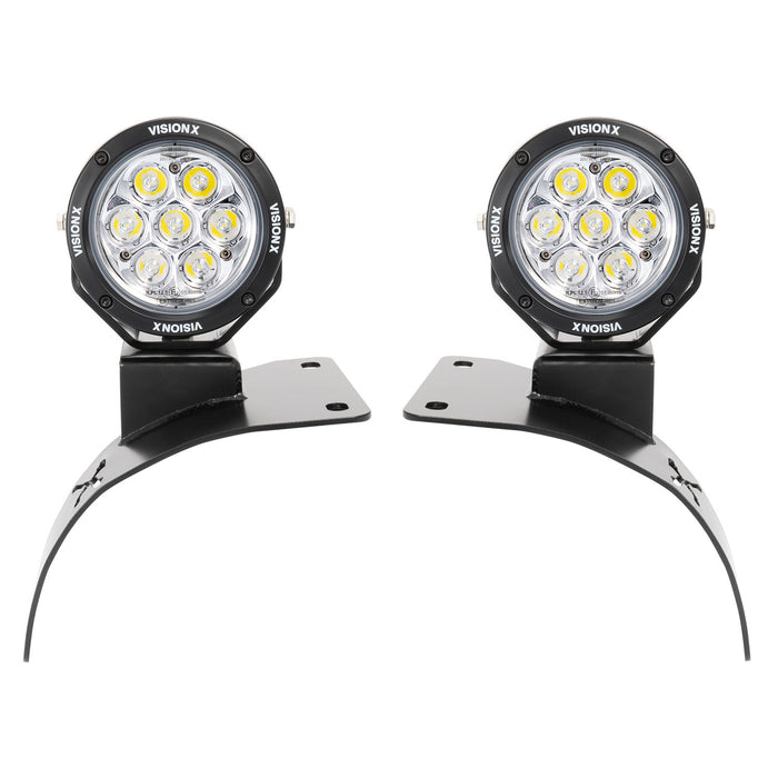 Vision X Lighting 5544185 2018-CURRENT JEEP JL/JT COWL LIGHT MOUNT W/ CG2 CANNON MULITI - Truck Part Superstore