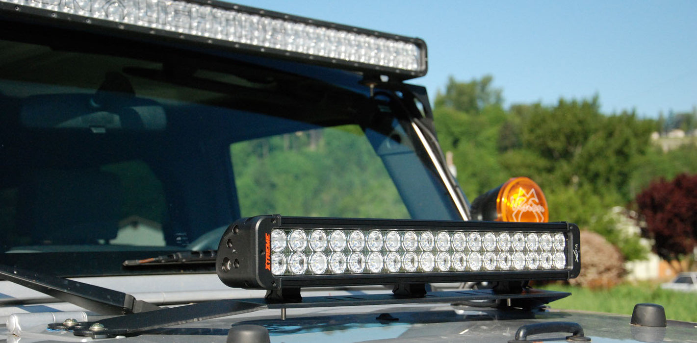 Vision X Lighting 9891002 07-17 Jeep Jk Hood Light Bar Mount W/ Xil-Px3610 - Truck Part Superstore