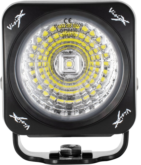 Vision X Lighting 9130002 Optimus Square Black 1 10W LED 20 Medium - Truck Part Superstore