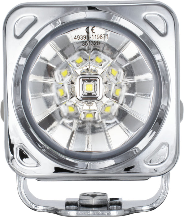 Vision X Lighting 9139272 Optimus Square Chrome 1 10W LED 60 Flood - Truck Part Superstore