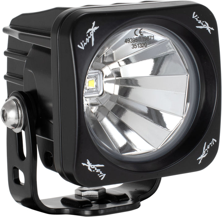Vision X Lighting 9137926 Optimus Square Black 1 10W LED 60 Flood 2 Light Kit - Truck Part Superstore