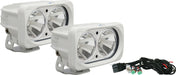 Vision X Lighting 9148816 Optimus Square White 2 10W Leds 60 Flood 2 Light Kit - Truck Part Superstore