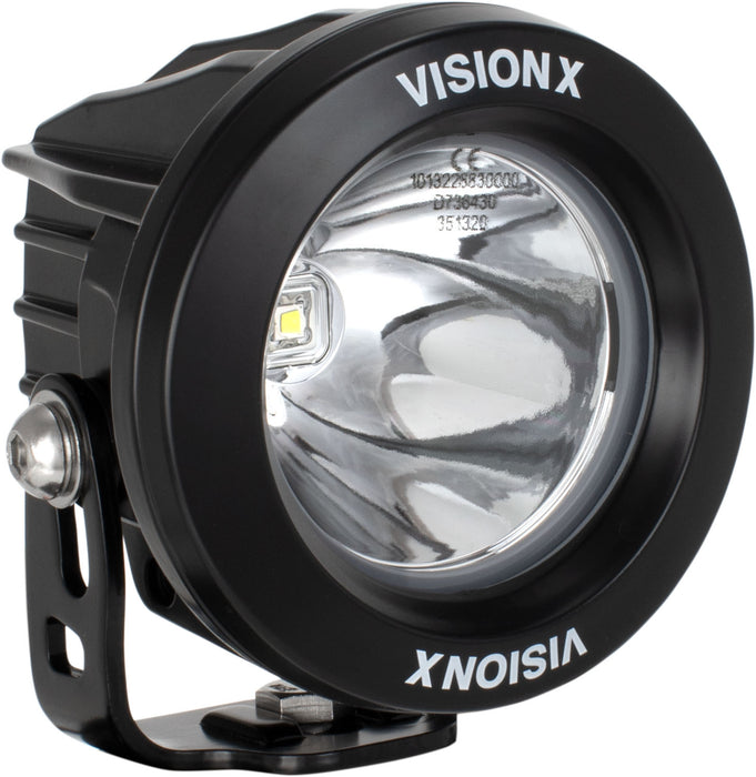 Vision X Lighting 9141251 Optimus Round Black 1 10W LED 10 Narrow 2 Light Kit - Truck Part Superstore