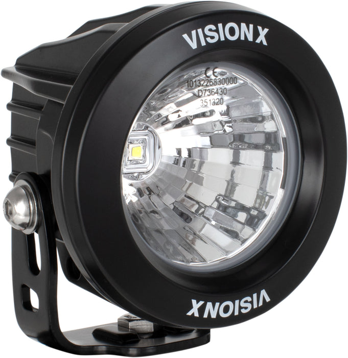 Vision X Lighting 9141343 Optimus Round Black 1 10W LED 20 Medium 2 Light Kit - Truck Part Superstore