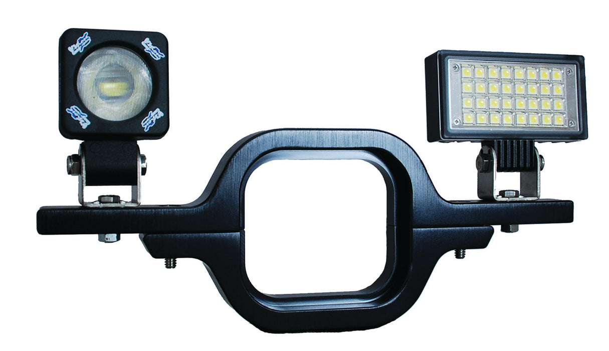 Vision X Lighting 4000322 Solstice Solo Trailer Hitch Mount For 2 Lights - Truck Part Superstore