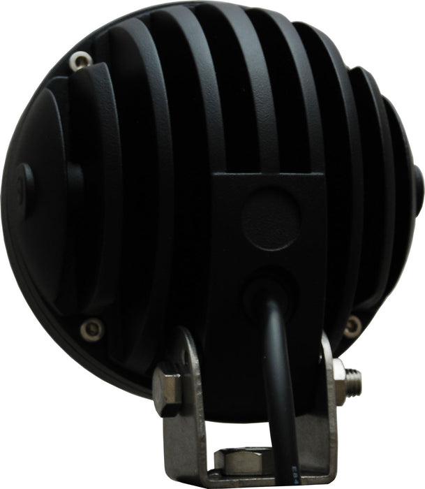Vision X Lighting 9121451 4" Round Utility Market Black 7 3W Amber Led'S 40 Wide - Truck Part Superstore