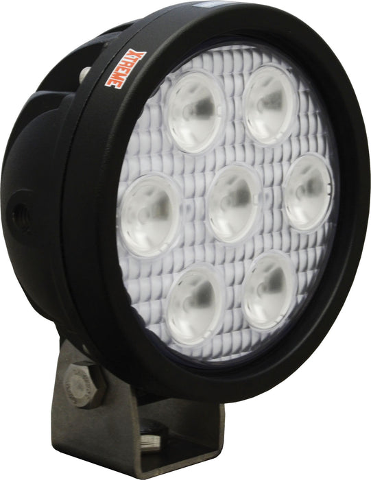 Vision X Lighting 9118307 4" Round Utility Market Xtreme Black 7 5W Led'S 60 Wide - Truck Part Superstore
