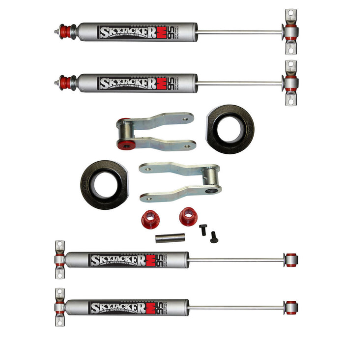 Skyjacker XJ20-M Jeep Suspension Lift Kit 84-01 Cherokee 86-92 Comanche w/Shock M95 Performance Shocks 2 Inch Front Lift Incl. Rear Shackle Skyjacker - Truck Part Superstore