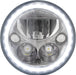 Vision X Lighting 9895291 Single 7" Round Vx LED Headlight Black W/ Low-High-Halo - Truck Part Superstore