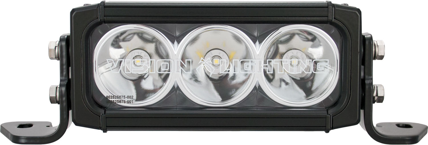 Vision X Lighting 9897462 6" Xpr 10W Light Bar 3 LED Spot Optics For Xtreme Distance - Truck Part Superstore