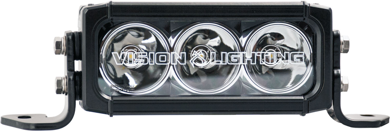Vision X Lighting 9897462 6" Xpr 10W Light Bar 3 LED Spot Optics For Xtreme Distance - Truck Part Superstore