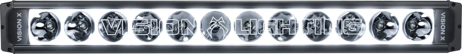 Vision X Lighting 9897165 25" Xpr-S Halo 10W Light Bar 12 LED Spot Optics For Xtreme Distance - Truck Part Superstore