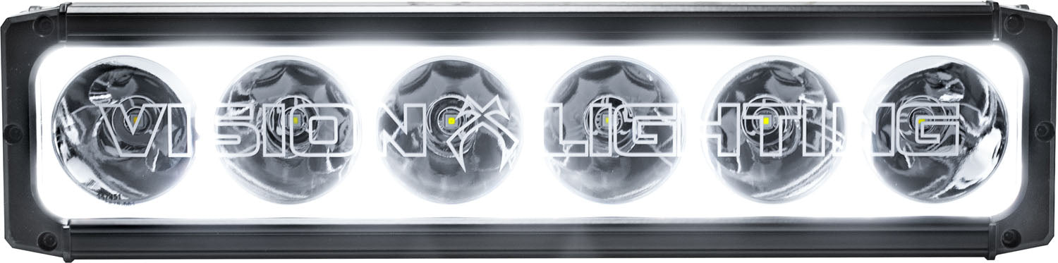 Vision X Lighting 9898537 12" Xpr-S Halo 10W Light Bar 6 LED Spot Optics For Xtreme Distance - Truck Part Superstore