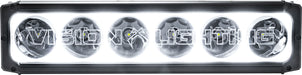 Vision X Lighting 9898537 12" Xpr-S Halo 10W Light Bar 6 LED Spot Optics For Xtreme Distance - Truck Part Superstore