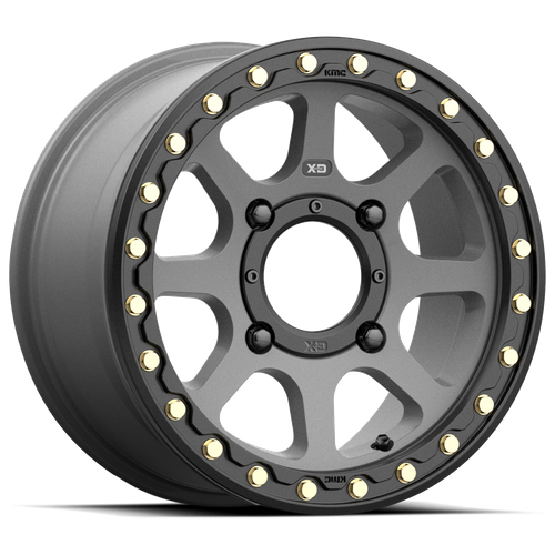 XD Powersports XS23447048438 XS234 14X7 4X137 S-GRY 38MM - Truck Part Superstore
